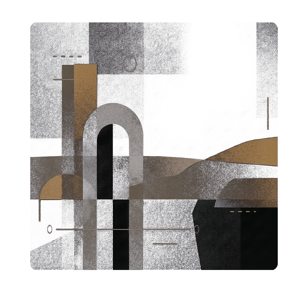 Two robots in the desert