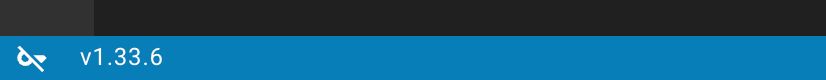Crossed-out key icon in the footer